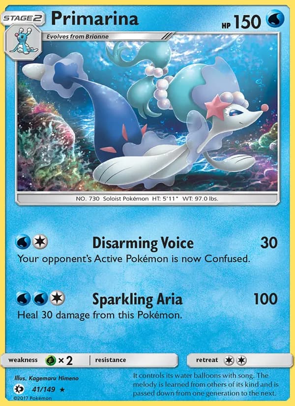 Primarina — Sun & Moon, Rare
