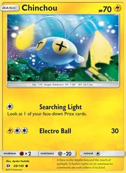 Chinchou — Sun & Moon — Common