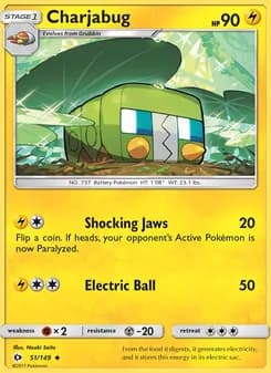 Charjabug — Sun & Moon — Uncommon