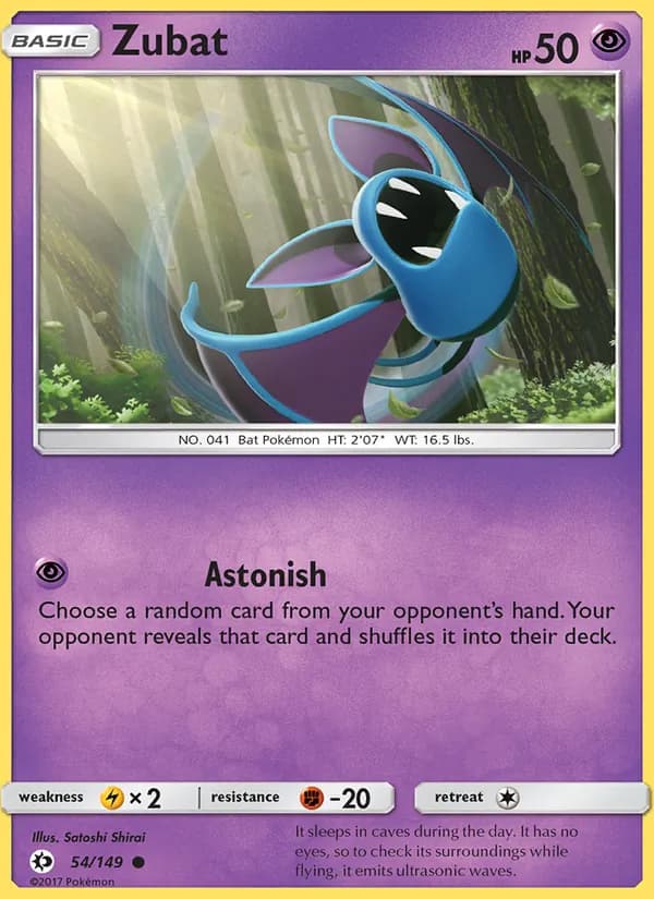 Zubat — Sun & Moon, Common