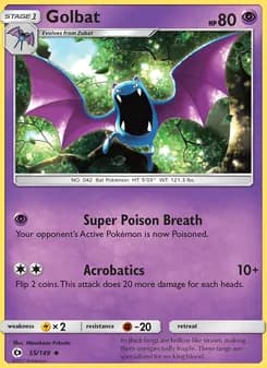 Golbat — Sun & Moon — Uncommon