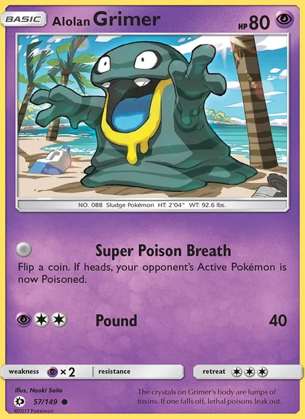 Alolan Grimer — Sun & Moon, Common