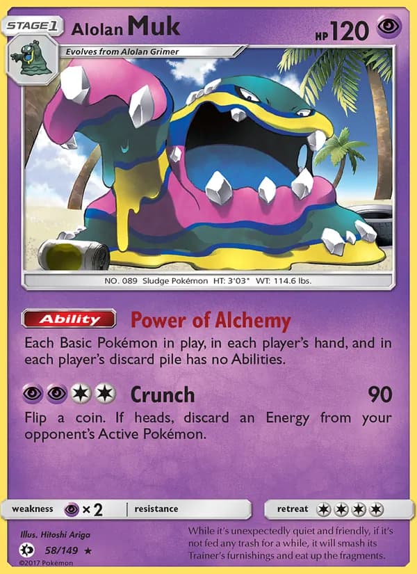 Alolan Muk — Sun & Moon, Rare