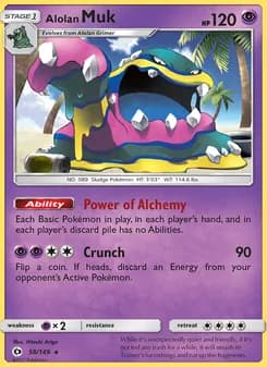 Alolan Muk — Sun & Moon — Rare