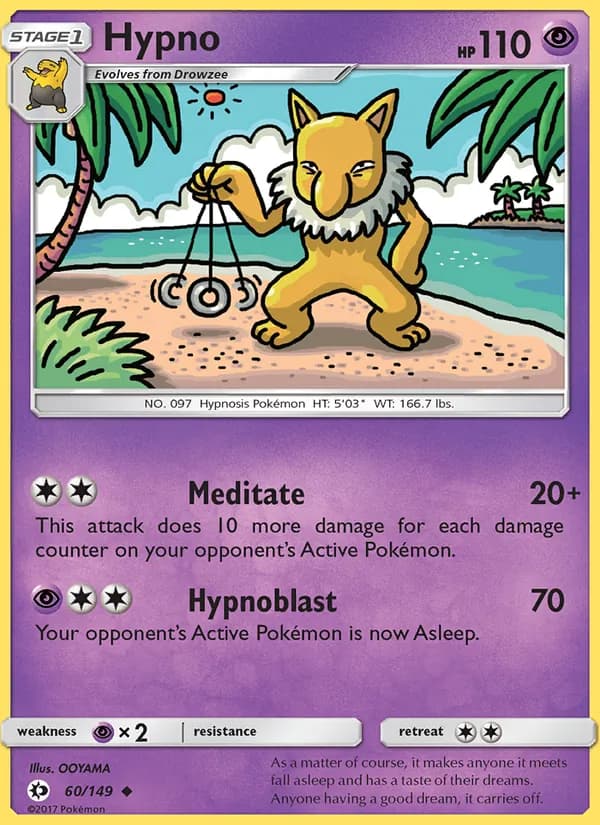 Hypno — Sun & Moon, Uncommon
