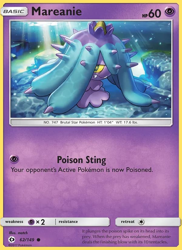 Mareanie — Sun & Moon, Common