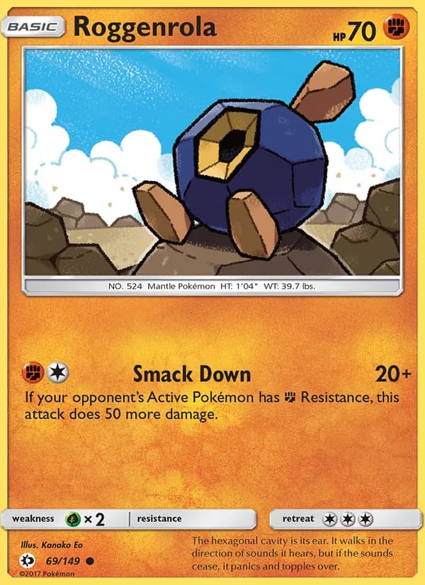 Roggenrola — Sun & Moon, Common