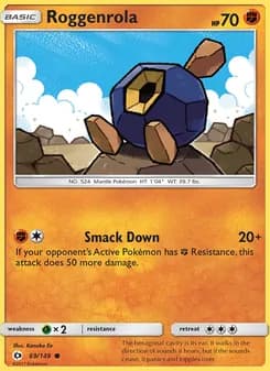 Roggenrola — Sun & Moon — Common