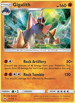 Gigalith — Sun & Moon — Rare