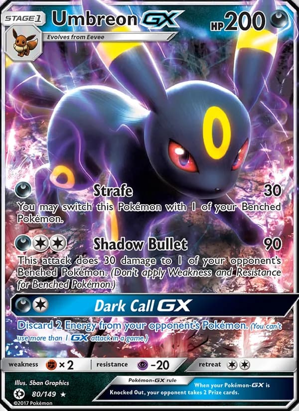 Umbreon GX — Sun & Moon, Ultra Rare