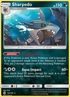 Sharpedo — Sun & Moon — Rare
