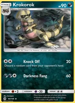Krokorok — Sun & Moon — Uncommon
