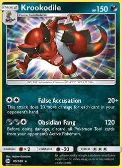 Krookodile — Sun & Moon — Rare