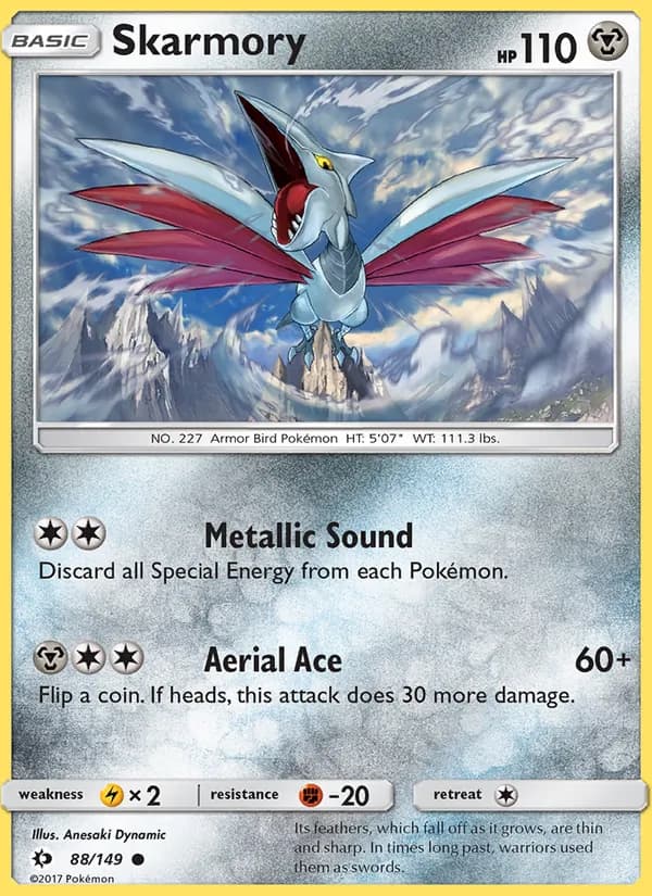 Skarmory — Sun & Moon, Common