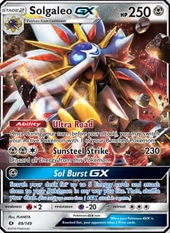 Solgaleo GX — Sun & Moon — Ultra Rare