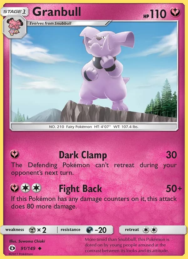 Granbull — Sun & Moon, Uncommon
