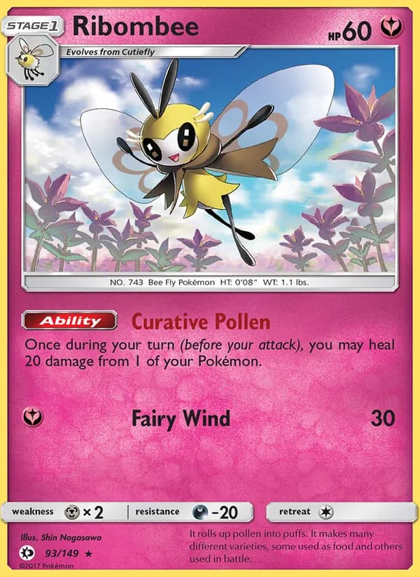 Ribombee — Sun & Moon, Rare