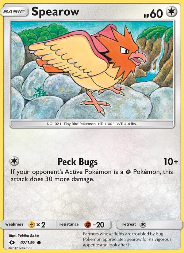 Spearow — Sun & Moon, Common