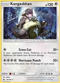 Kangaskhan — Sun & Moon — Rare