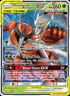 Pheromosa & Buzzwole GX — Unbroken Bonds — Ultra Rare