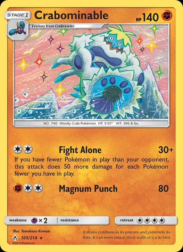 Crabominable — Unbroken Bonds, Rare