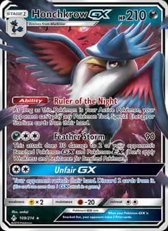 Honchkrow GX — Unbroken Bonds — Ultra Rare
