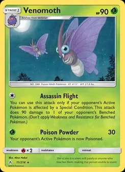 Venomoth — Unbroken Bonds — Rare