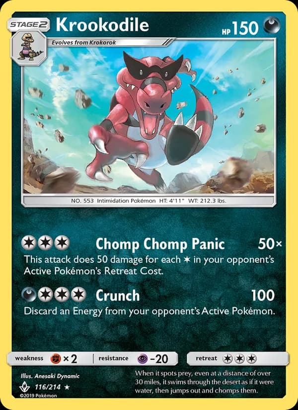 Krookodile — Unbroken Bonds, Rare