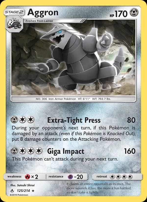 Aggron — Unbroken Bonds, Rare