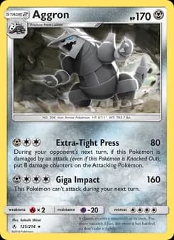 Aggron — Unbroken Bonds — Rare