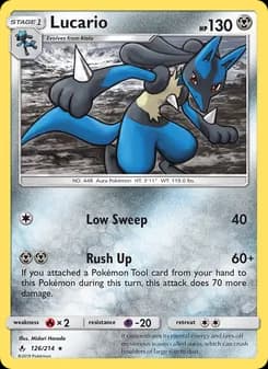 Lucario — Unbroken Bonds — Rare