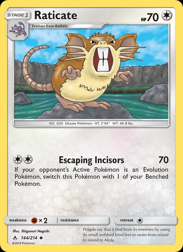 Raticate — Unbroken Bonds, Uncommon