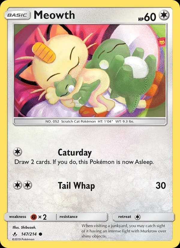 Meowth — Unbroken Bonds, Common