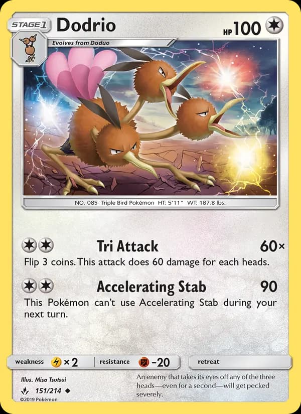 Dodrio — Unbroken Bonds, Uncommon