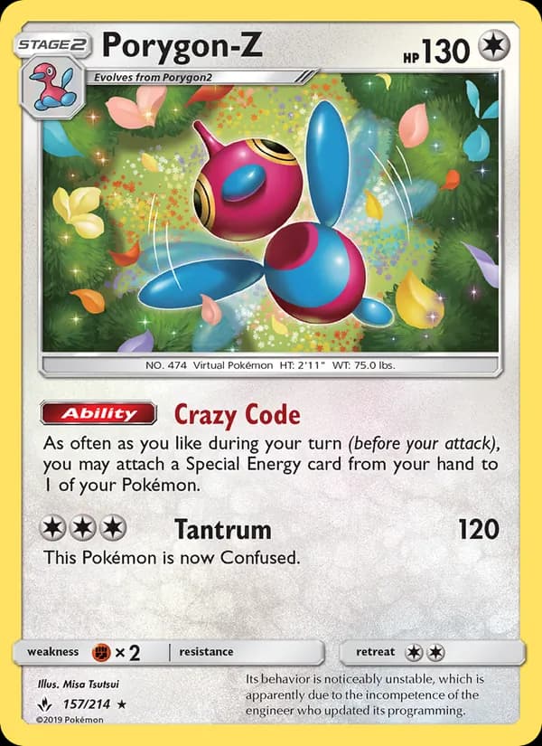 Porygon-Z — Unbroken Bonds, Rare