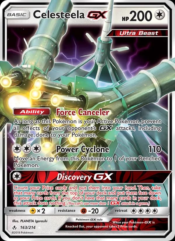 Celesteela GX — Unbroken Bonds, Ultra Rare