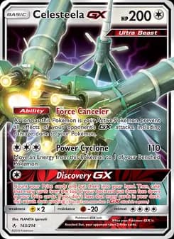 Celesteela GX — Unbroken Bonds — Ultra Rare