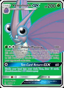 Venomoth GX — Unbroken Bonds — Ultra Rare