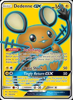 Dedenne GX — Unbroken Bonds — Ultra Rare