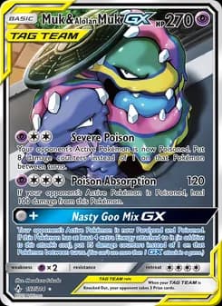 Muk & Alolan Muk GX — Unbroken Bonds — Ultra Rare