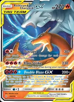 Reshiram & Charizard GX — Unbroken Bonds — Ultra Rare