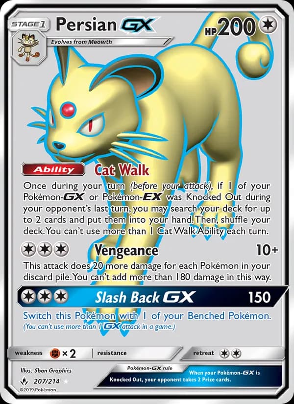 Persian GX — Unbroken Bonds, Ultra Rare