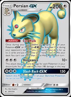 Persian GX — Unbroken Bonds — Ultra Rare