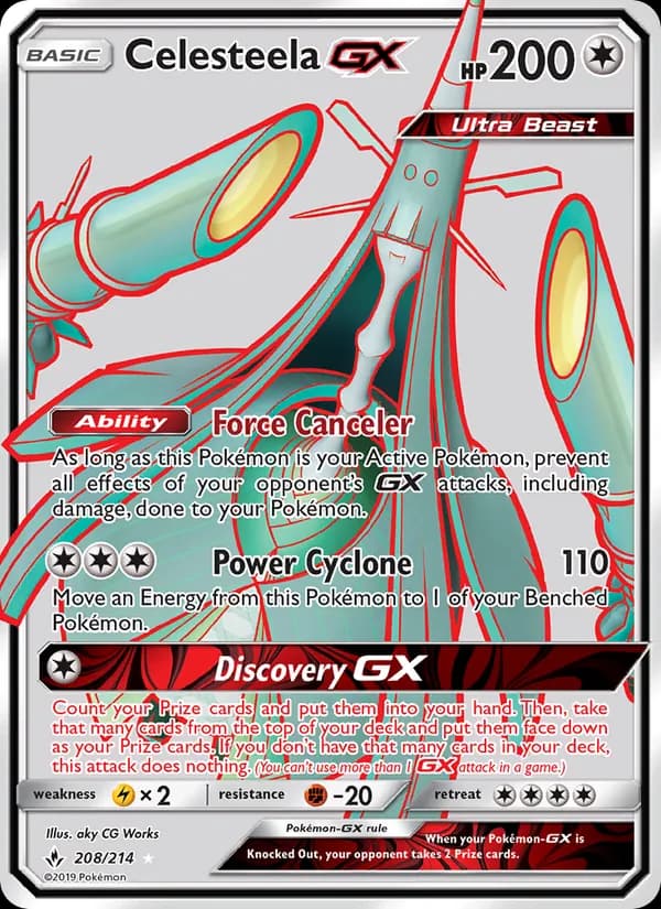 Celesteela GX — Unbroken Bonds, Ultra Rare