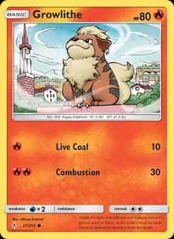 Growlithe — Unbroken Bonds — Common
