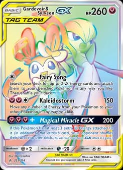 Gardevoir & Sylveon GX — Unbroken Bonds — Secret Rare