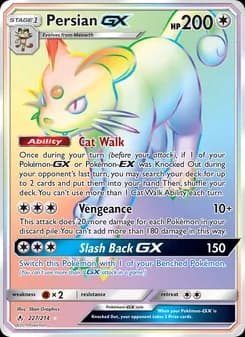 Persian GX — Unbroken Bonds — Secret Rare