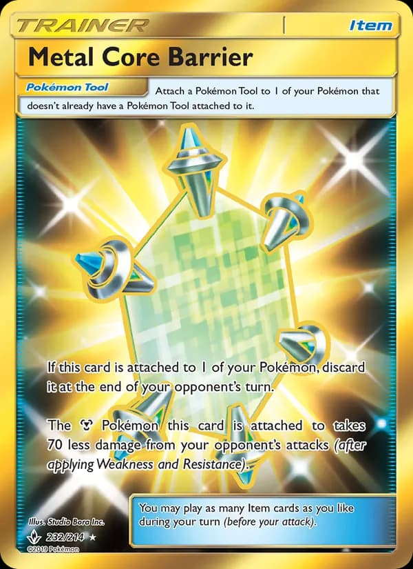 Metal Core Barrier — Unbroken Bonds, Secret Rare
