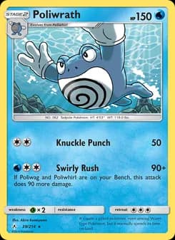Poliwrath — Unbroken Bonds — Rare