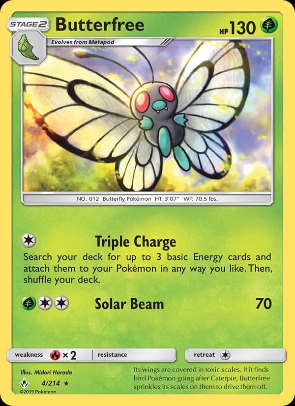 Butterfree — Unbroken Bonds, Rare